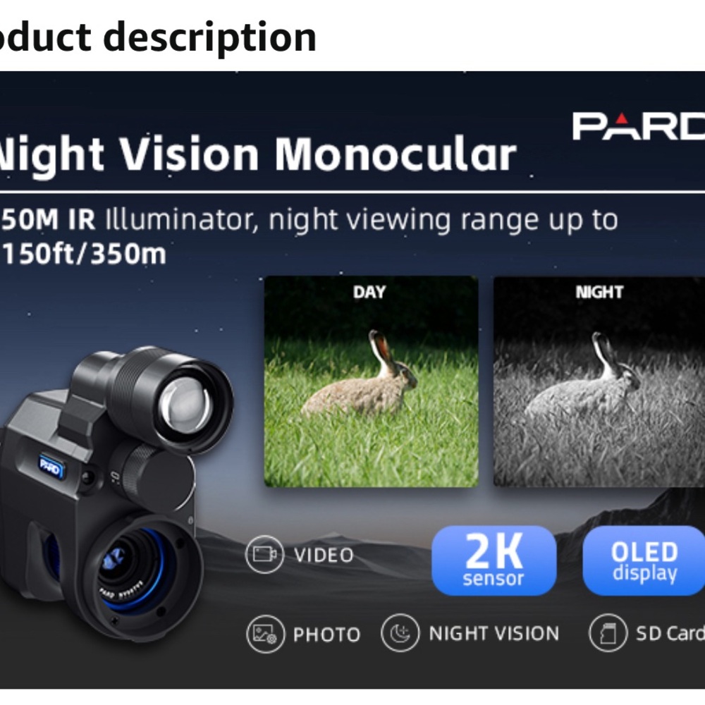 Pard Night Vision Monocular.